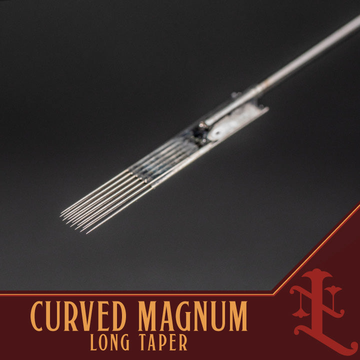 Long Taper Curved Magnum Traditional Bar tattoo needle