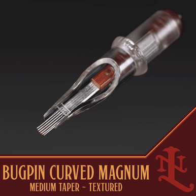 Cartridge tattoo magnum needle, bugpin textured medium taper