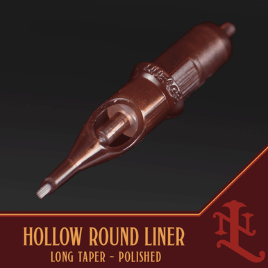 Hollow linger cartridge tattoo needle