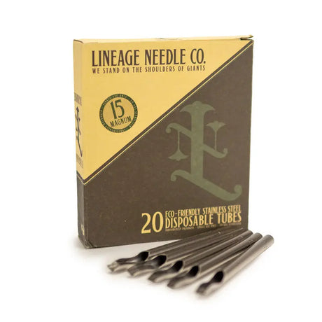 ECO Gripless Stainless Steel Magnum Tubes Lineage Needle Co.®