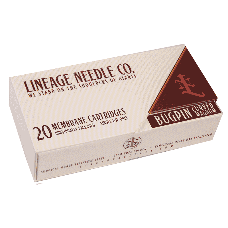 Lineage Needle Co's popular tattoo needle box